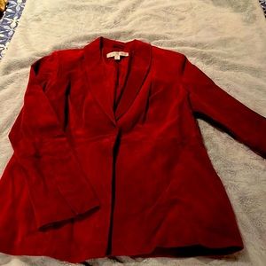 MAROON Suede jacket (looks red in pics)